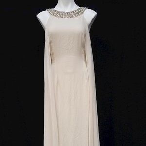 Vince Camuto Women's Beige Embellished Dress